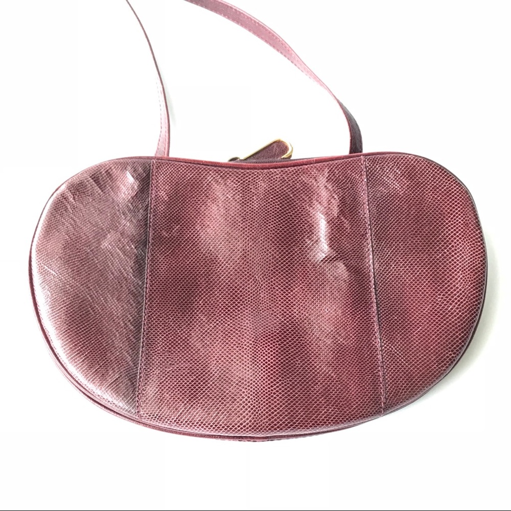 Vintage Barbara Bolan snakeskin purse.